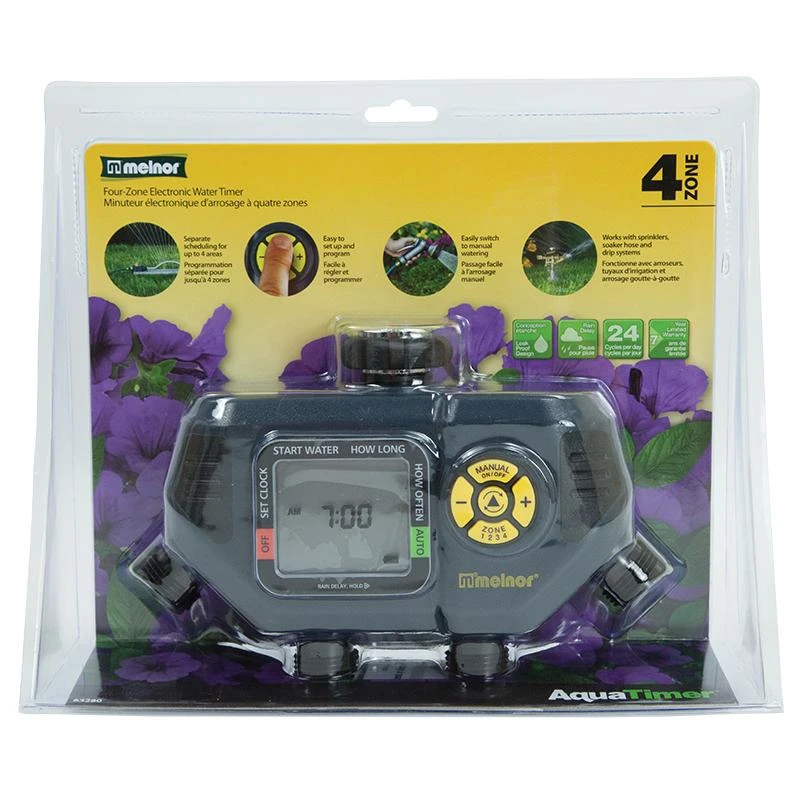 Melnor 4 Zone Digital Water Timer 1 Melnor 4 Zone Digital Water Timer