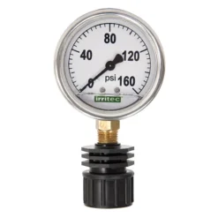 Water Pressure Gauge With Female Hose Thread, 0-160 Psi