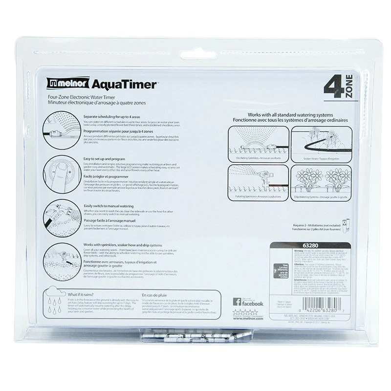 Melnor 4 Zone Digital Water Timer 2 Melnor 4 Zone Digital Water Timer - Image 2